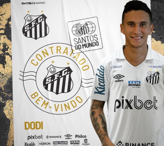 Santos anuncia a contratação de Dodi, ex-Fluminense, por três anos