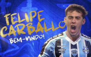 Gaúcho: Grêmio anuncia Felipe Carballo, melhor meia do Campeonato Uruguaio em 2022