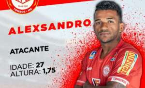 Mineiro: Tombense anuncia Alexsandro, ex-Brusque