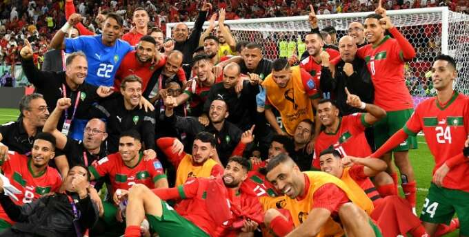 Marrocos é a primeira seleção africana a se classificar para as semi de Copa do Mundo