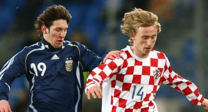 Messi Modric Argentina Croácia