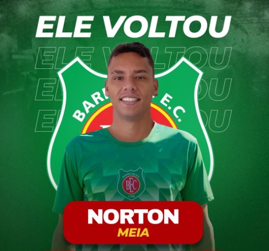 Paulista A3: Barretos anuncia volta de Norton, campeão no São Caetano