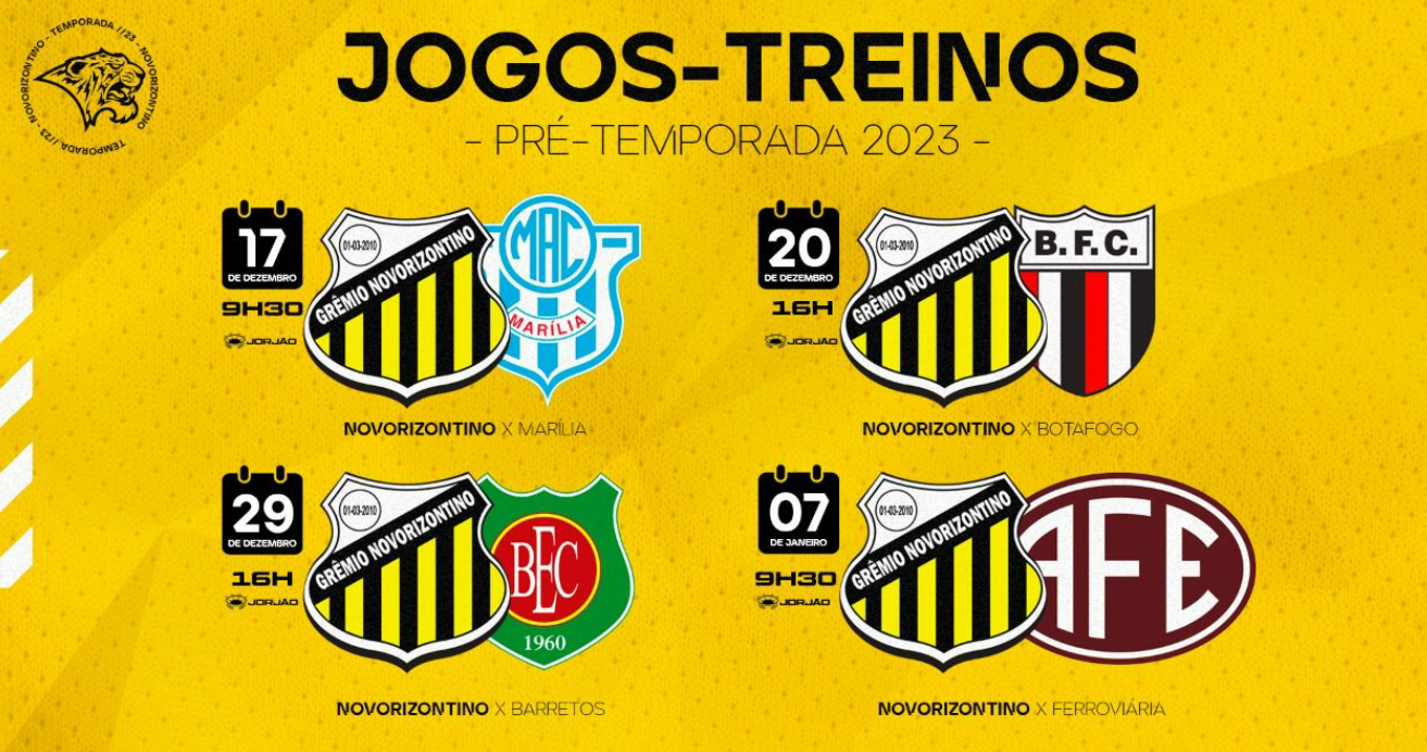 Novorizontino fecha semana de preparação para estreia no Paulistão A2 com  jogo-treino – Grêmio Novorizontino