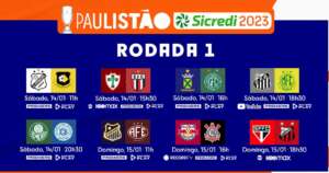 Paulistão: FPF divulga tabela detalhada com início em 14 de janeiro