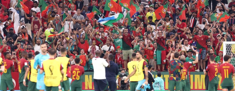 Portugal goleou a Suíça para delírio da torcida Lusitana