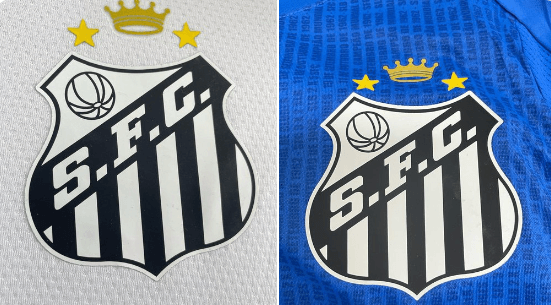 Coroa Pelé Santos novos uniformes