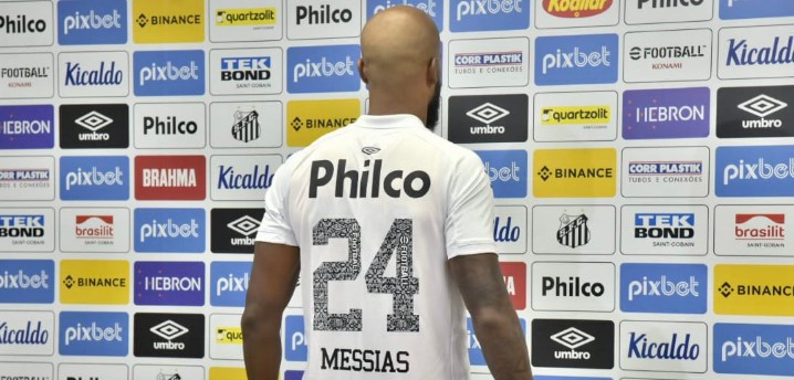 Messias usará a camisa 24 no Santos