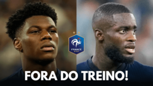 Dois titulares desfalcam França em treino, mas devem jogar semifinal