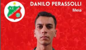 Paulista A2: Velo Clube anuncia meia Danilo Perassoli, ex Penapolense