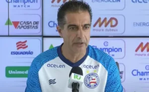 Renato Paiva, técnico do Bahia, diz que derrota não é o fim do mundo