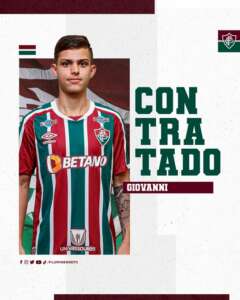 Fluminense contrata meia-atacante Giovanni Manson, revelado no Santos