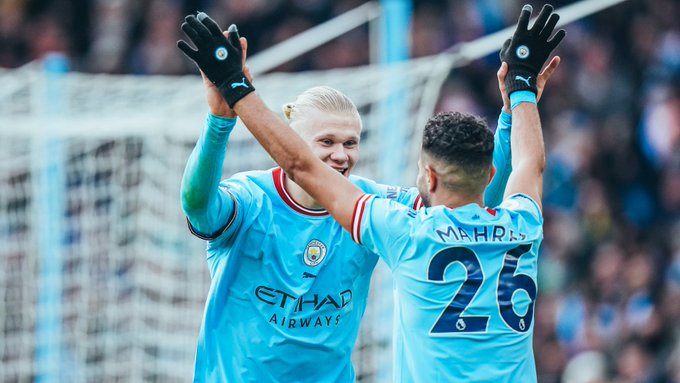 INGLÊS: Haaland marca 3 vezes e Manchester City vence Wolverhampton para colar no Arsenal