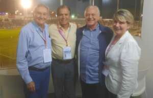 Copa SP: Prefeito visita camarote do presidente do Rio Preto e elogia estrutura do Riopretão