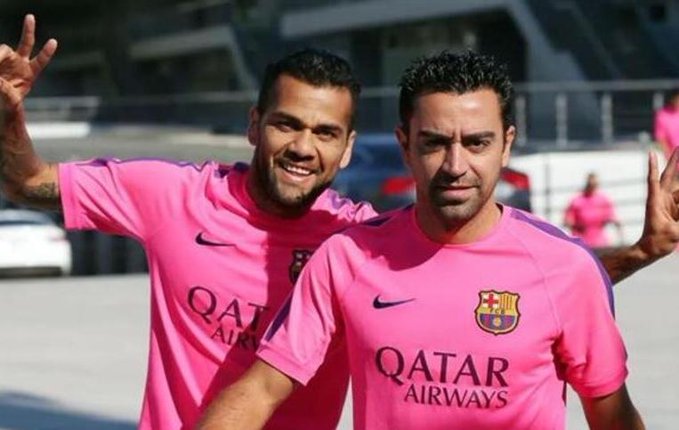 Xavi se diz chocado com prisao de Dani Alves