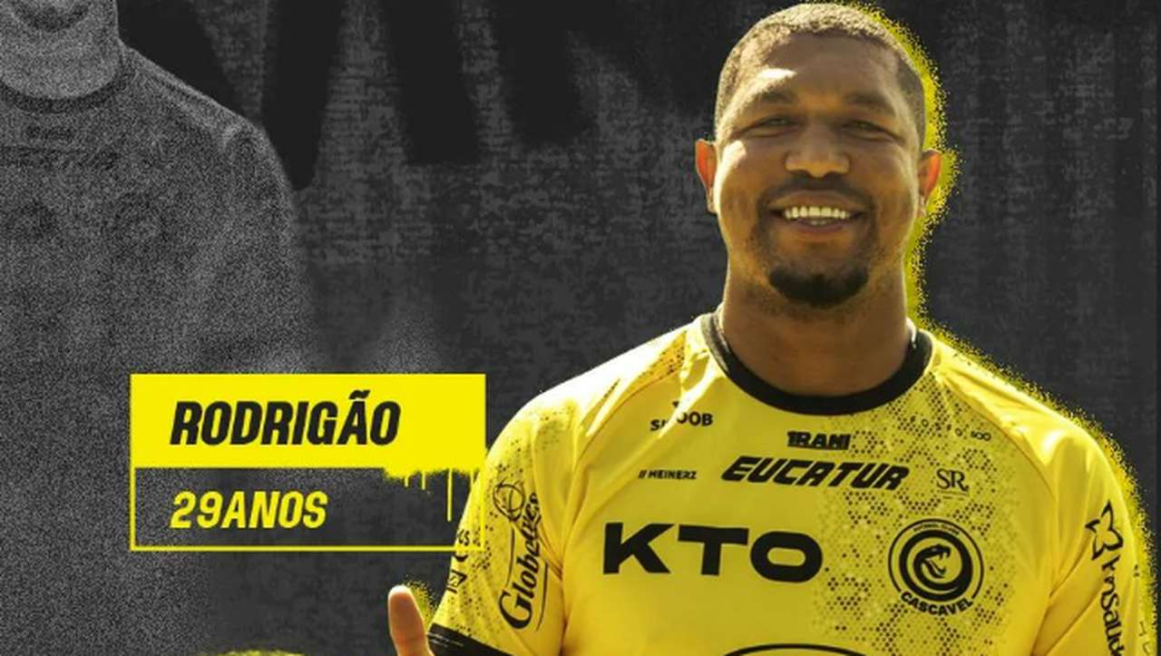 Paranaense: Cascavel anuncia Rodrigão, ex-Santos