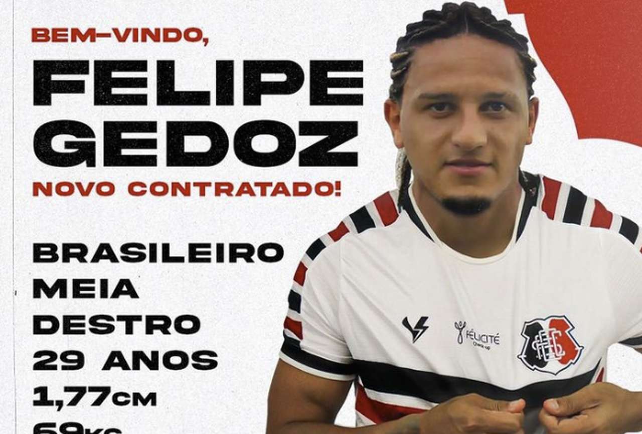 Sem clube desde que deixou o Vitória, Felipe Gedoz assina com o