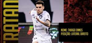 Paraibano: Campinense anuncia Thiago Ennes, ex-Santo André