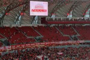 Gaúcho: Ação em partida entre Internacional e São Luiz  relembra vítimas do Holocausto