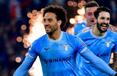 Felipe Anderson marcou um dos gols da vitória da Lazio