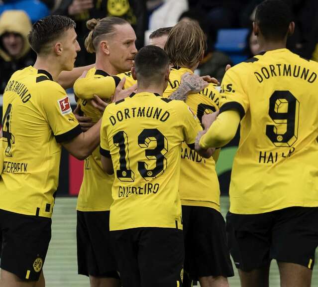 ALEMÃO: Borussia Dortmund vence Hoffenheim e pode se isolar na liderança