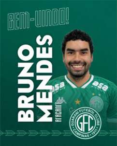 Paulistão: Guarani enfim anuncia oficialmente atacante Bruno Mendes