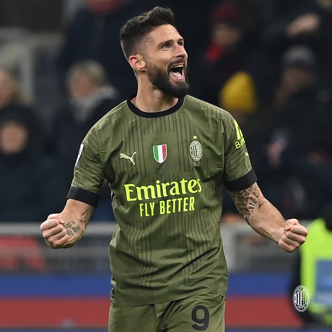 ITALIANO: Milan supera Torino com gol de Giroud e encerra jejum após um mês sem vitórias