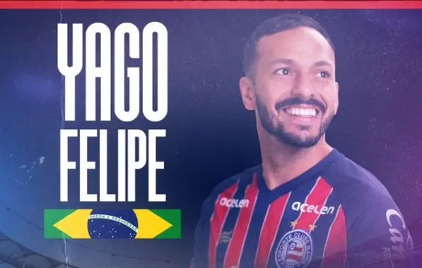 Baiano: Bahia anuncia Yago Felipe, ex-Fluminense