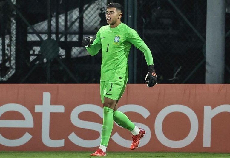 Mycael, goleiro rondoniense, veste a número 1 da Seleção Brasileira sub-20, Esportes