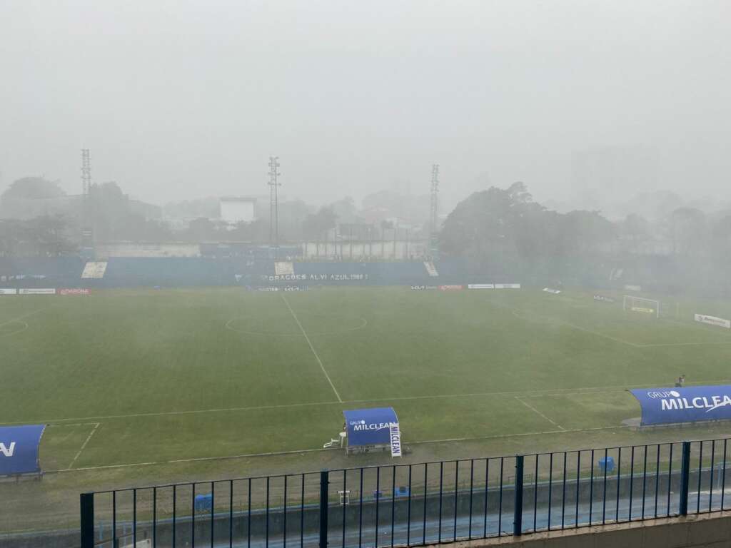 Paulista A2: Temporal adia partida entre Taubaté e Linense; FPF remarca jogo para o domingo