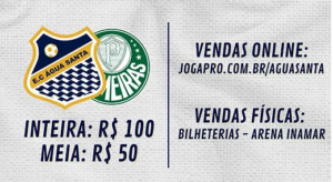 Paulistão: Ingressos para Água Santa e Palmeiras já estão a venda