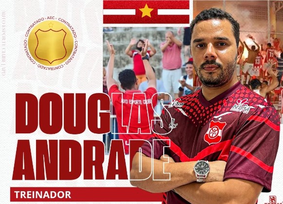 Paraibano: Auto Esporte-PB anuncia Douglas Andrade como técnico