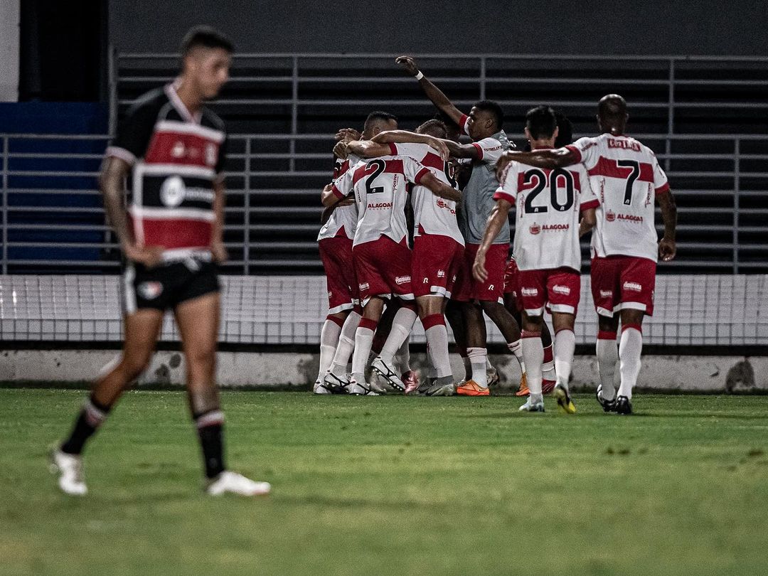 CRB vence o Santa Cruz pela Copa do Nordeste (Foto: Francisco Cedrim / CRB)