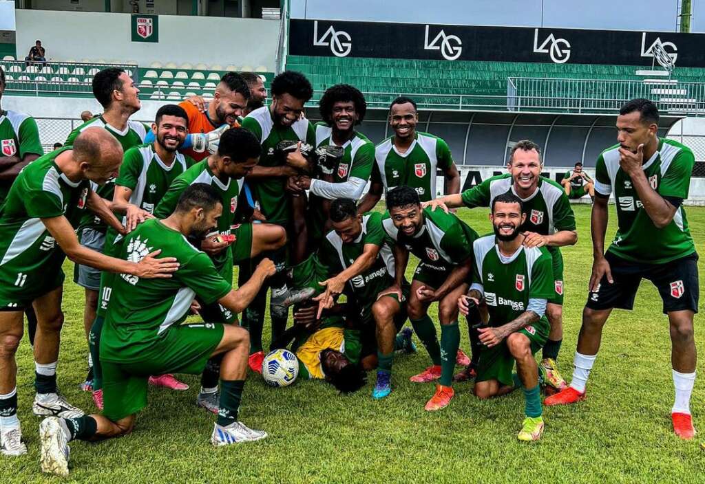 Lagarto goleia Freipaulistano pelo Campeonato Sergipano 2023 (Foto: Mirella Vieira / ASCOM Lagarto FC)