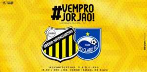 Paulista A2: Novorizontino libera ingressos para jogo contra Rio Claro
