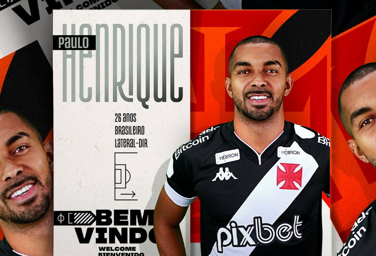 Carioca: Vasco anuncia lateral Paulo Henrique, do Atlético-MG