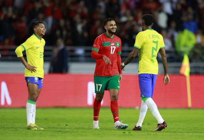 Marrocos 2 x 1 Brasil – Seleção Brasileira  sofre com desentrosamento e perde no 1º jogo após a Copa do Mundo