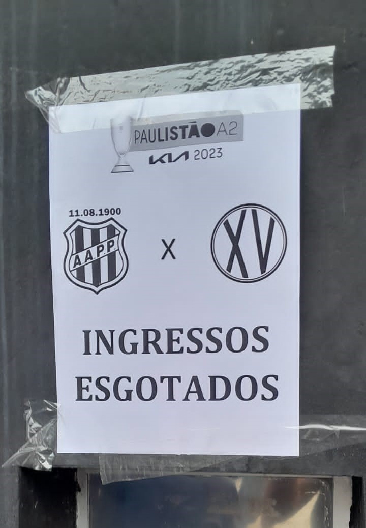 Ingressos à venda para Londrina Esporte Clube x Ponte Preta