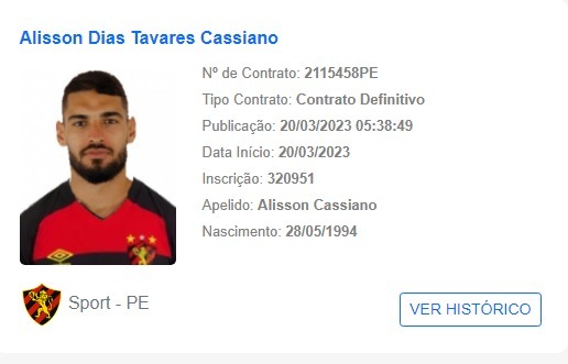 Alisson Cassiano Sport BID