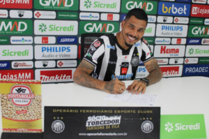 Série C: Operário-PR anuncia renovação do meia Alisson Taddei até 2024