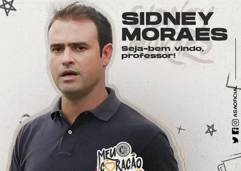 Sidney Moraes, novo técnico do ASA