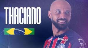 Bahia oficializa contratação de Thaciano, ex-Grêmio