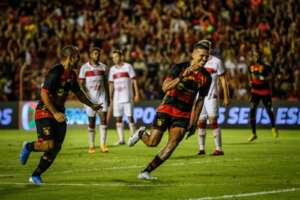 Copa do Nordeste: Após marcar o 1º gol pelo Sport, Igor Cariús celebra: “Momento de muita felicidade”