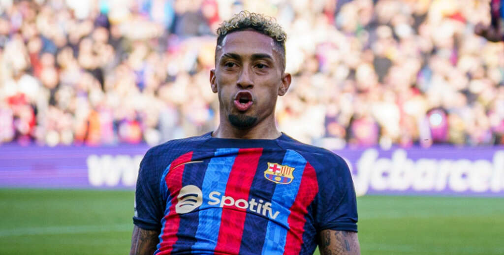 Espanhol: Barcelona confirma lesão na coxa e Raphinha fica em tratamento por até quatro semanas