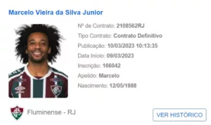 Regularizado, Marcelo já pode estrear pelo Fluminense