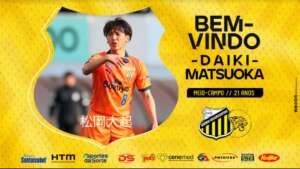 Paulista A2: Novorizontino anuncia contratação de japonês Daiki Matsuoka