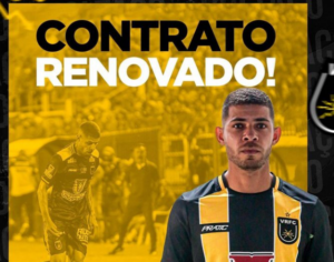 Série C: Volta Redonda anuncia renovação de lateral Ricardo Sena