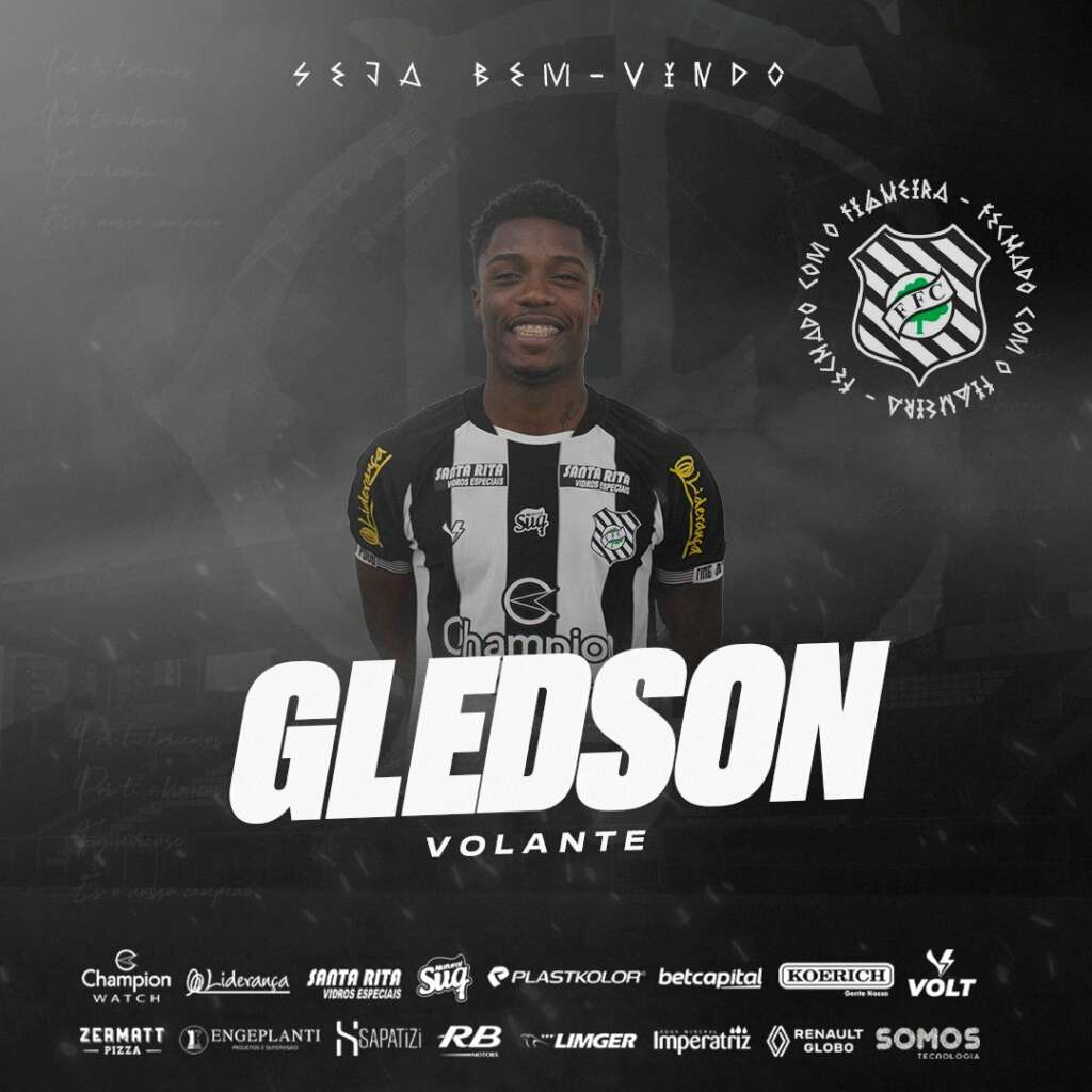 Figueirense anuncia chegada de volante Gledson para a disputa da Série C
