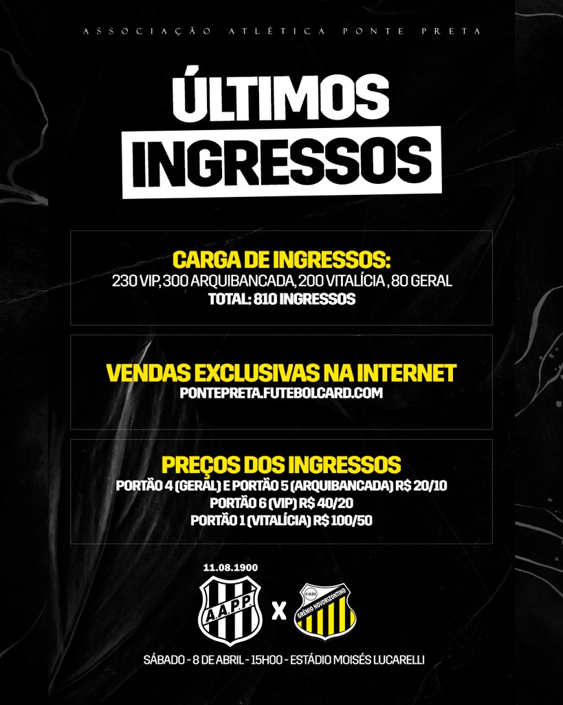 Ingressos Ponte 2023