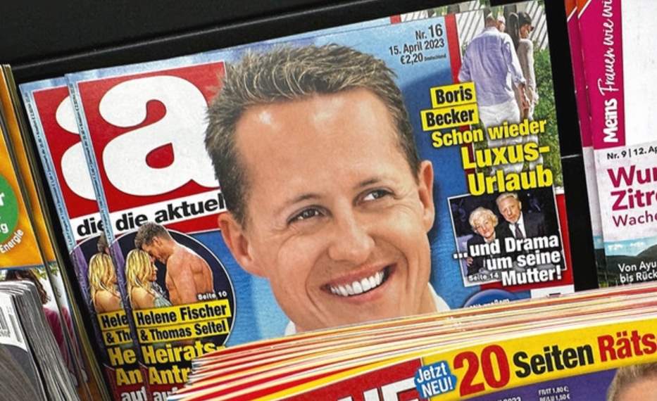 Editora alemã é demitida após publicar entrevista fake de Schumacher