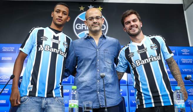 Grêmio - Nathan - Luis Henrique